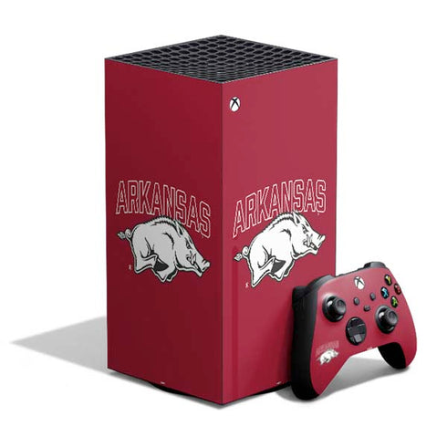 University of Arkansas-Fayetteville Razorbacks Logo XBox Series X Digital Edition Bundle Skin